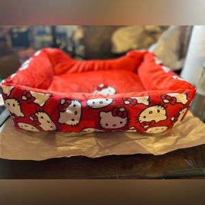 Hello kitty dog bed brand new never used viral bed